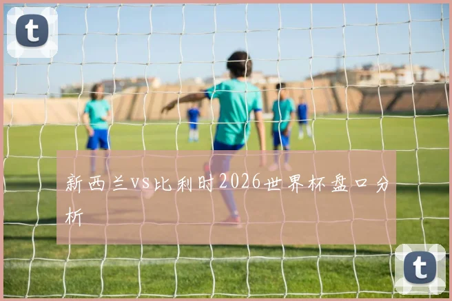 新西兰vs比利时2026世界杯盘口分析